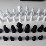  Twisted chess  3d model for 3d printers