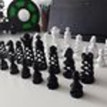  Twisted chess  3d model for 3d printers