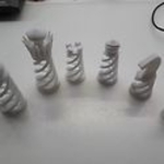  Twisted chess  3d model for 3d printers