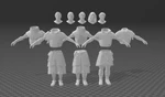  Modular_bretonnian_models _-_ pilgrims _-_ tm Modèle 3D pour les imprimantes 3D