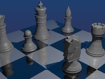 Modelo 3d de Juego de ajedrez ii para impresoras 3d