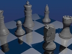  Chess set ii  3d model for 3d printers