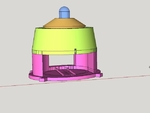 Modelo 3d de Vivo o muerto. led tablero de ajedrez para impresoras 3d