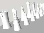  Dead or alive. led chess set  3d model for 3d printers