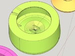 Modelo 3d de Vivo o muerto. led tablero de ajedrez para impresoras 3d