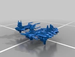 Modelo 3d de Fragata para impresoras 3d