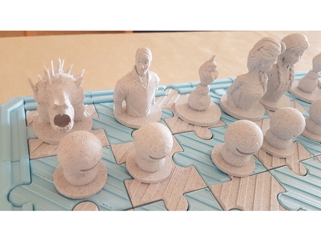  Frozen chess  3d model for 3d printers