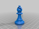  Openscad chess simple printing  3d model for 3d printers