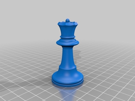  Openscad chess simple printing  3d model for 3d printers