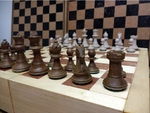 Modelo 3d de Openscad de ajedrez simple impresión para impresoras 3d