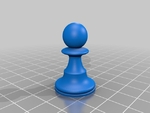  Openscad chess simple printing  3d model for 3d printers