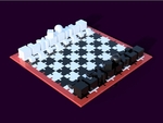  Bauhaus chess set  3d model for 3d printers