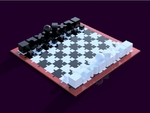 Modelo 3d de Bauhaus juego de ajedrez para impresoras 3d