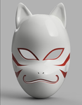 Modelo 3d de Kakashi anbu máscara de naruto para impresoras 3d