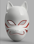  Kakashi anbu mask naruto  3d model for 3d printers