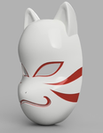 Modelo 3d de Kakashi anbu máscara de naruto para impresoras 3d
