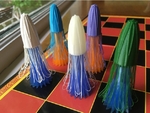  Chess set - jellyfish drooloop  3d model for 3d printers