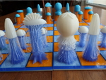  Chess set - jellyfish drooloop  3d model for 3d printers