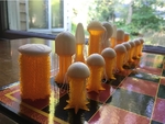  Chess set - jellyfish drooloop  3d model for 3d printers