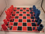 Modelo 3d de Charles 'oh perry inspirado juego de ajedrez para impresoras 3d