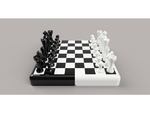  Chess set with box  3d model for 3d printers