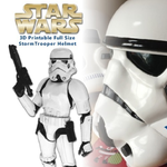  Full scale stormtrooper helmet (wearable)  3d model for 3d printers