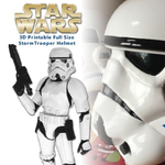 Modelo 3d de Escala completa de casco de stormtrooper (wearable) para impresoras 3d