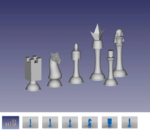  Code geass chess set  3d model for 3d printers