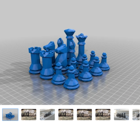 Low Poly Chess