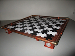 Modelo 3d de Steampunk tablero de ajedrez para impresoras 3d