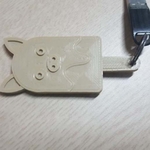  Piggy keychain  3d model for 3d printers