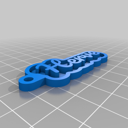  My customized key chain with your personal name  3d model for 3d printers