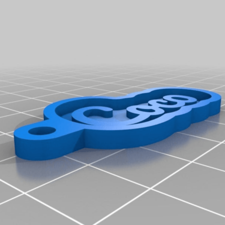 My customized key chain with your personal name  3d model for 3d printers
