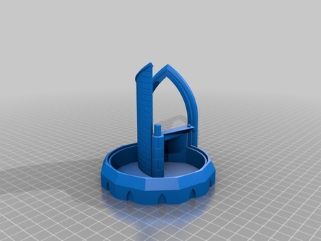  Another dice tower  3d model for 3d printers