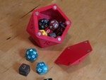  D20 countdown die (dice holder)  3d model for 3d printers