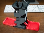  Dice tower with fold-up trays  3d model for 3d printers