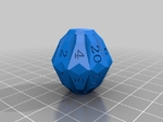 Modelo 3d de Facetas de dados - juego completo de personalizado dados de rpg para impresoras 3d