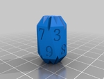 Modelo 3d de Facetas de dados - juego completo de personalizado dados de rpg para impresoras 3d