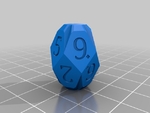  Facets dice - full set of custom rpg dice  3d model for 3d printers