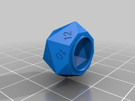  Screw top d20 dice box  3d model for 3d printers