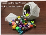  Screw top d20 dice box  3d model for 3d printers