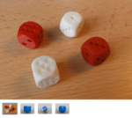  Balanced die / dice (updated)  3d model for 3d printers