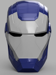  Iron patriot helmet (iron man)  3d model for 3d printers