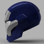  Iron patriot helmet (iron man)  3d model for 3d printers