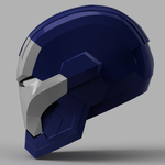 Modelo 3d de Iron patriot casco (hombre de hierro) para impresoras 3d