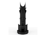 Modelo 3d de Barad-dûr (sauron de la torre) dados de la torre para impresoras 3d