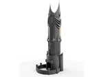 Modelo 3d de Barad-dûr (sauron de la torre) dados de la torre para impresoras 3d
