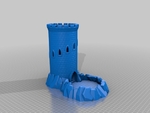  Dice tower, single piece, no supports required  3d model for 3d printers