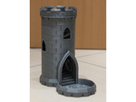  Another dice tower shell (bottle substitute)  3d model for 3d printers
