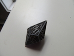  Hedron 10 sided dice - life counter  3d model for 3d printers